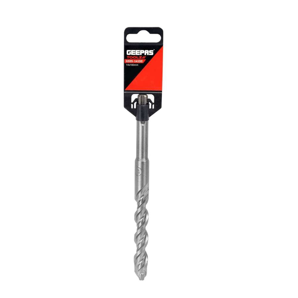 Geepas GSDS-14100 Drill Bits SDS+ Round 14mm X 160mm 3