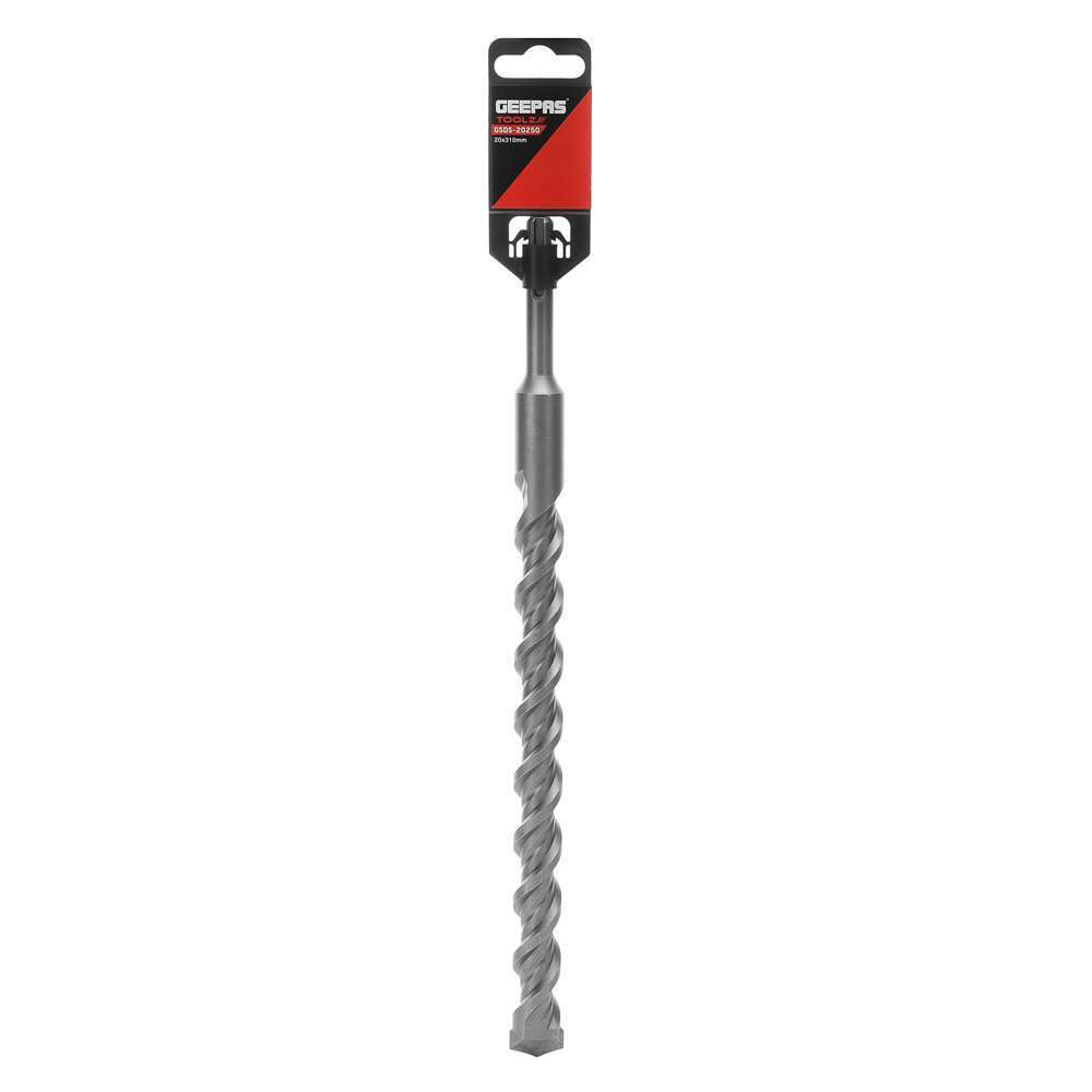 Geepas GSDS-20250 Drill Bits SDS+ Round 20mm X 300mm 4