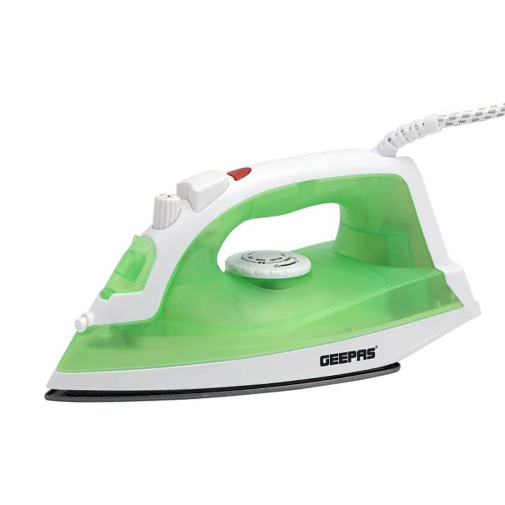 مكواة بخار كهربائية (Geepas) مع قاعدة مقاومة للالتصاق باستطاعة (1600W) 1
