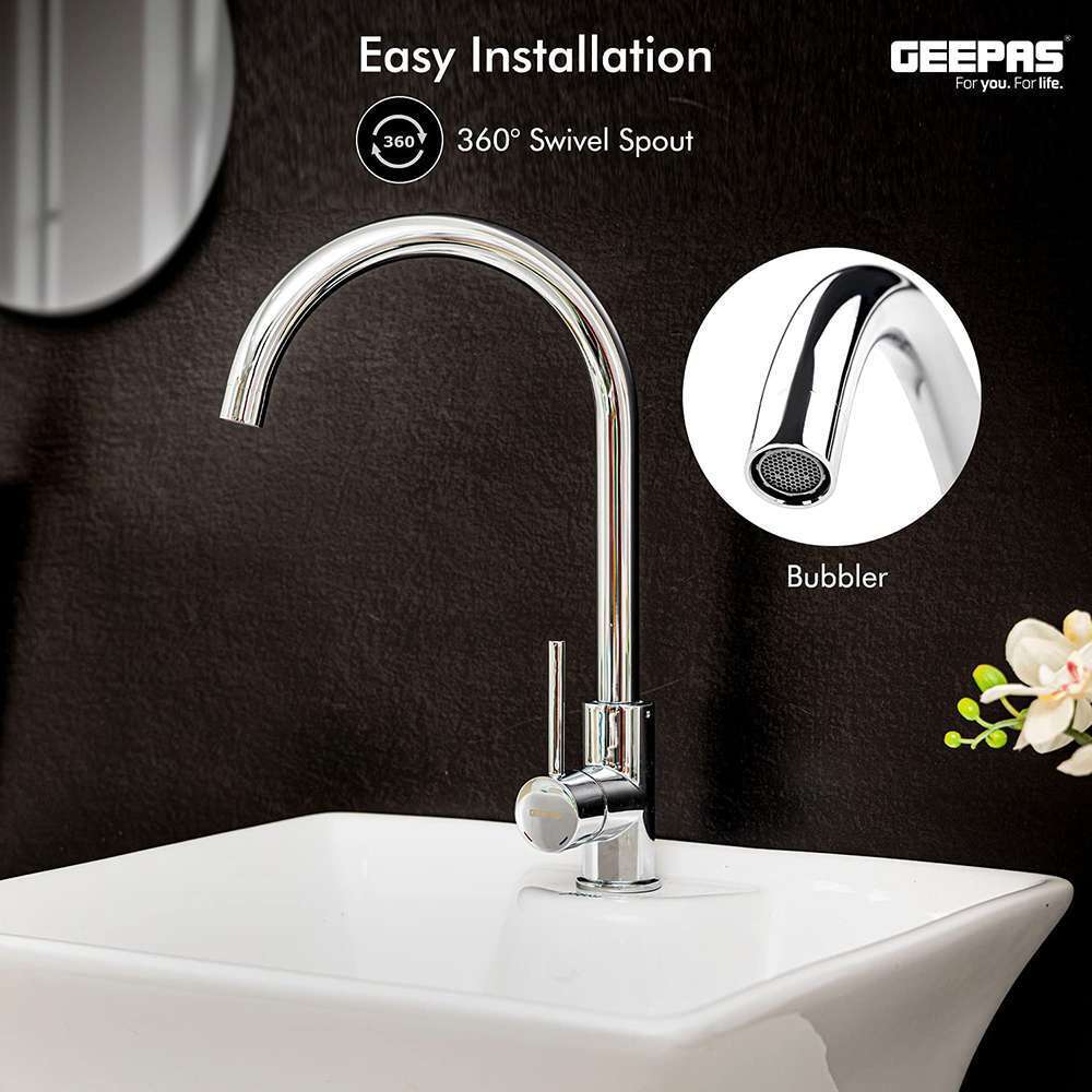 Geepas GSW61010 Single Lever Sink Mixer 4