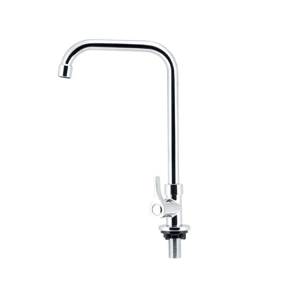 Geepas GSW61017 Single Lever Pillar Stainless Steel Kitchen Mixer Tap 0