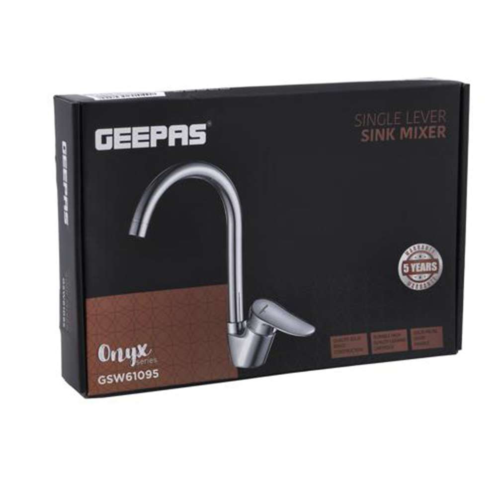 Geepas GSW61095 Onyx Series Single Lever Sink Mixer 5