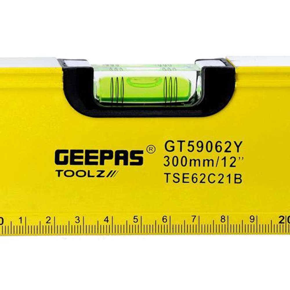 Geepas GT59062Y 12" Magnetic Spirit Level 5