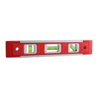 Geepas 9" Magnetic Spirit Level, Aluminium Torpedo Level with 3 Vials, Suitable for DIY & Site Work