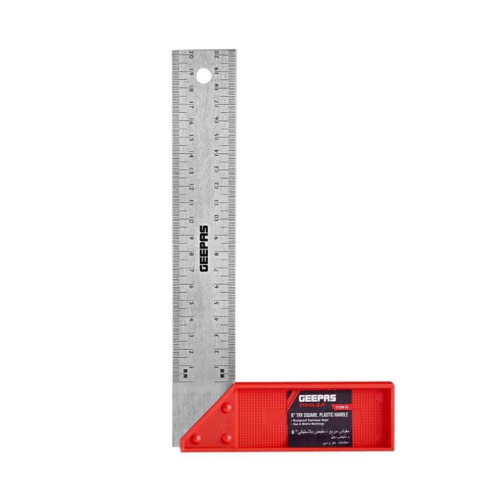 Geepas Try Square with Handle 0