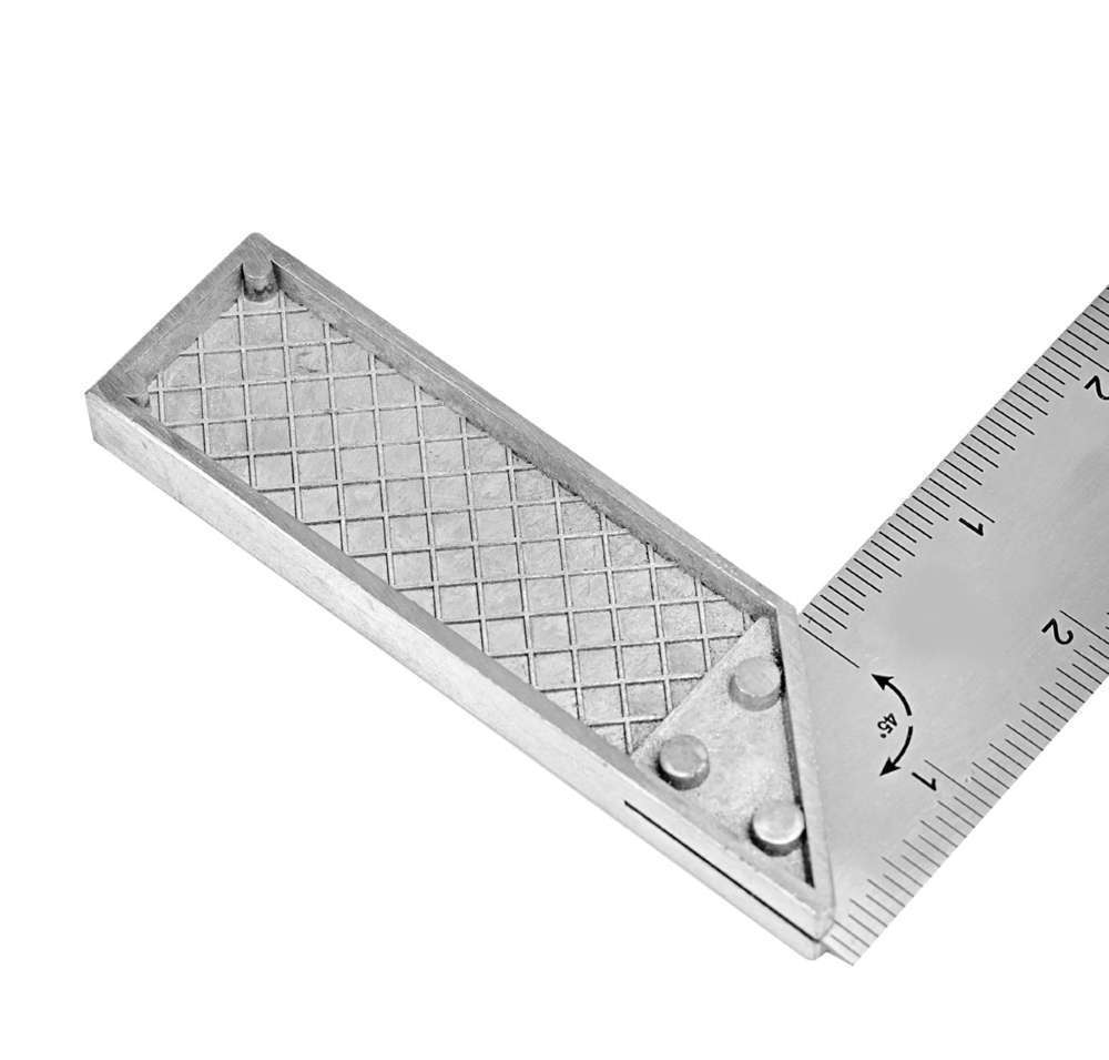 Geepas GT59074 8" Try Square with Cast Zinc Handle 1