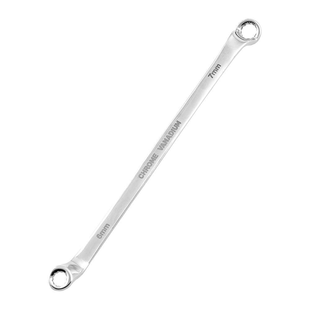 Geepas GT59166 6 x 7mm CrV Double Ring Spanner 0
