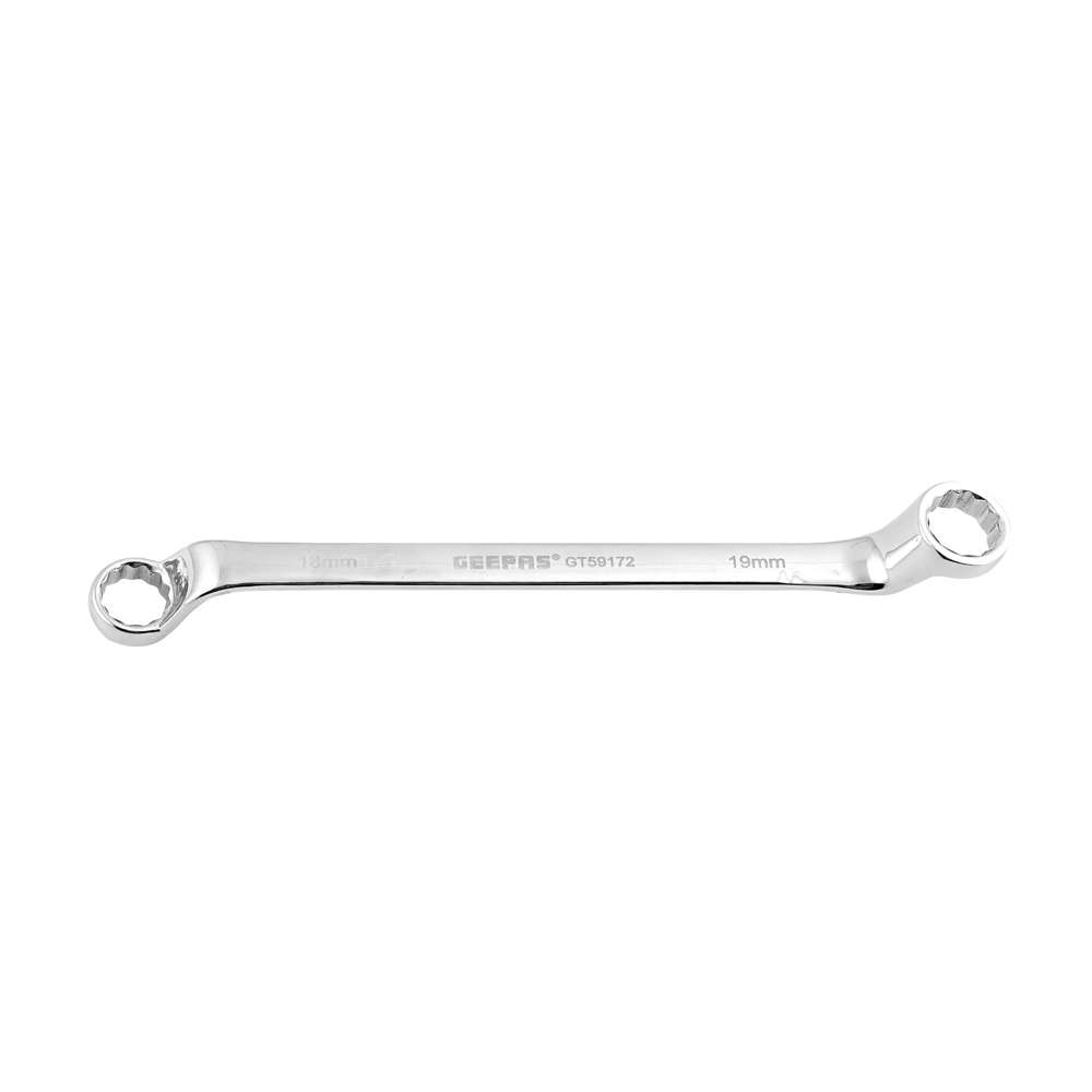 Geepas GT59172 18 x 19mm CrV Double Ring Spanner 0