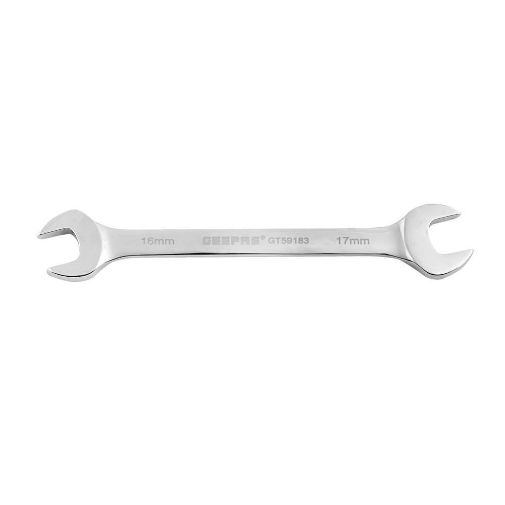 Geepas GT59183 16 x 17mm CrV Double Open End Spanner 0