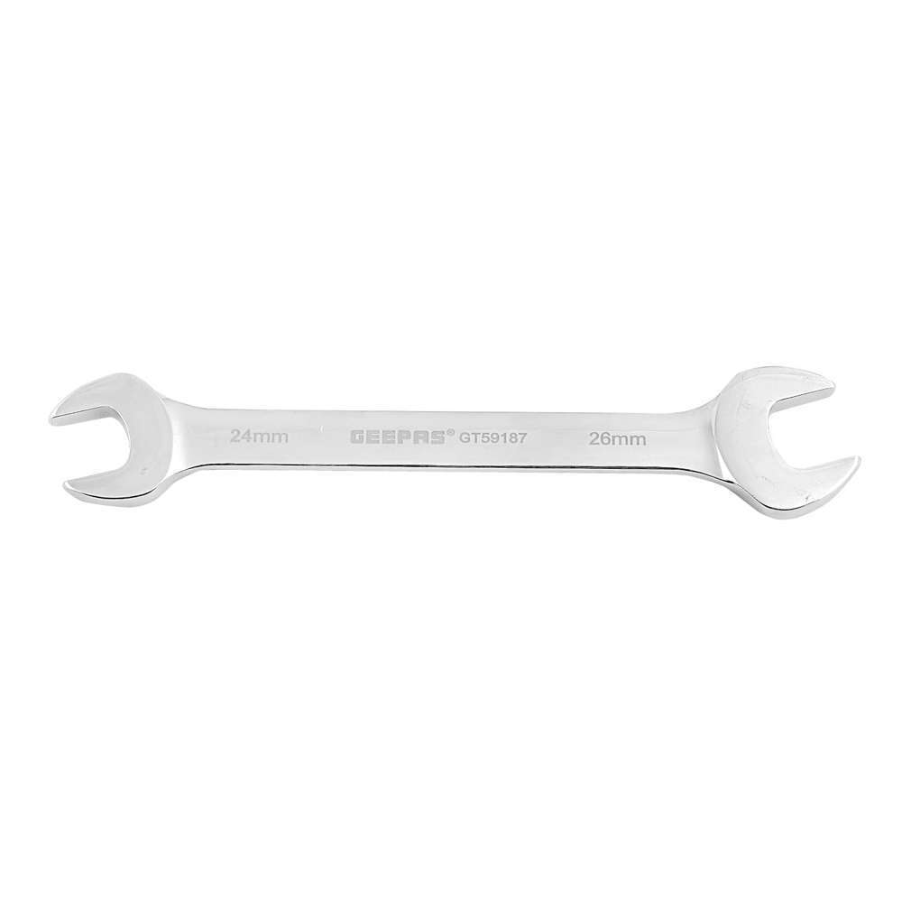 Geepas GT59187 24 x 26mm CrV Double Open End Spanner 2