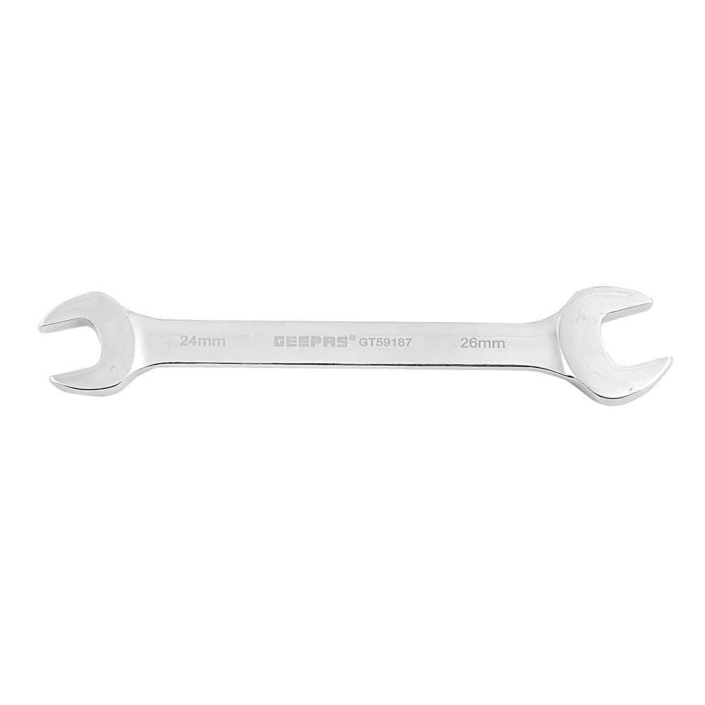 Geepas GT59187 24 x 26mm CrV Double Open End Spanner 2