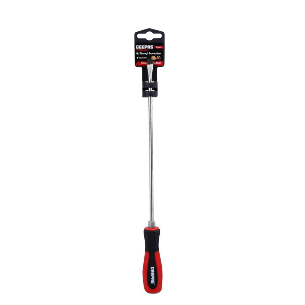 Geepas GT59217 6.5 x 250mm Slotted Screwdriver 0