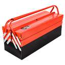 Geepas Tool Box with 5 Trays, 21", Suitable for Organising Hand Tools, Hardware & Accessories 0
