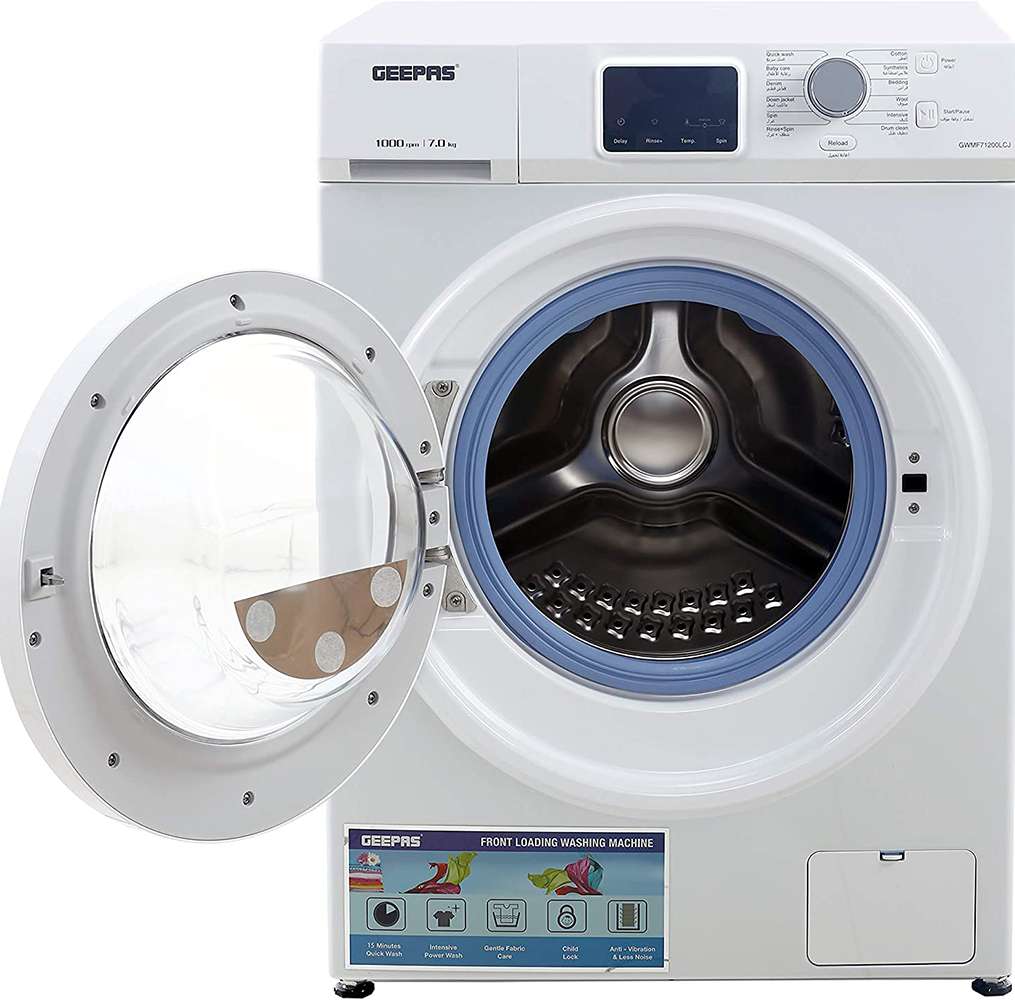 Geepas 7Kg Front Load Washing Machine Temperature Selection & Spin Speed Selection 2