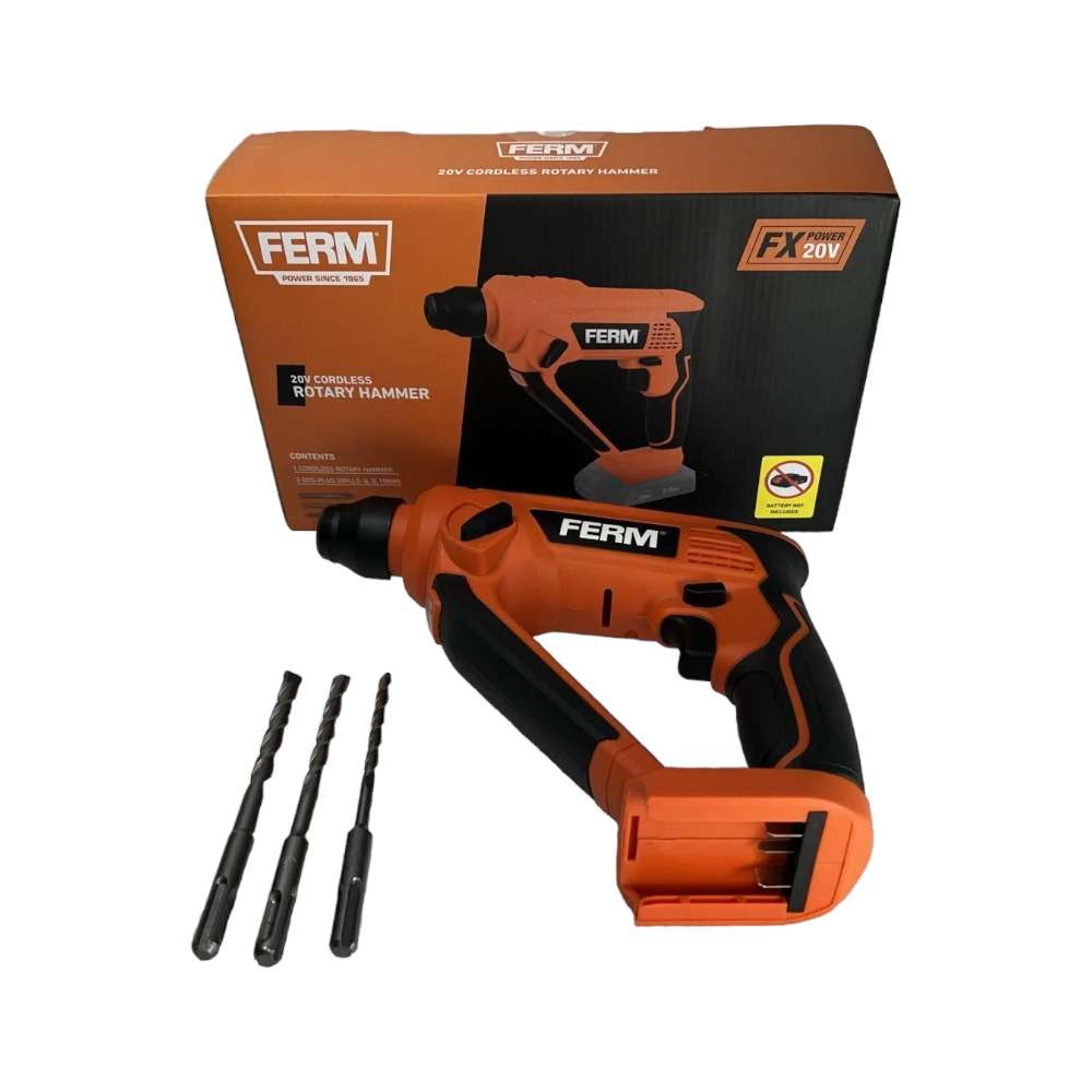 FERM HDM1052 20V Rotary Hammer, Excluding Battery and Charger 2