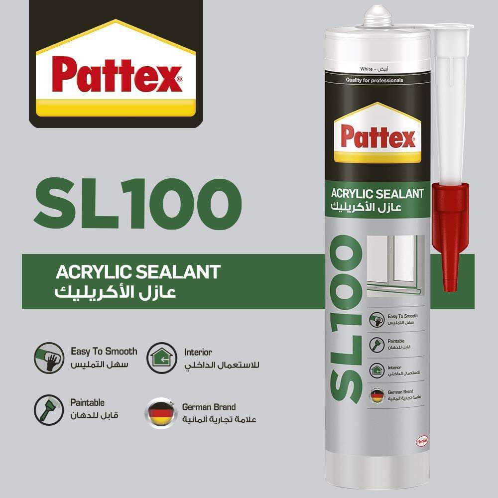 Henkel Pattex 280 ML Acrylic Sealant SL100 - White 1