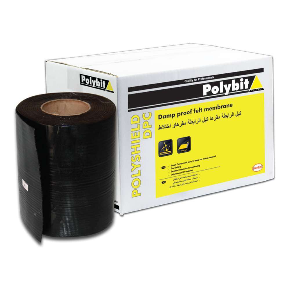 Henkel Polybit Polyshield DPC Damp Proof Membrane 250mm 0