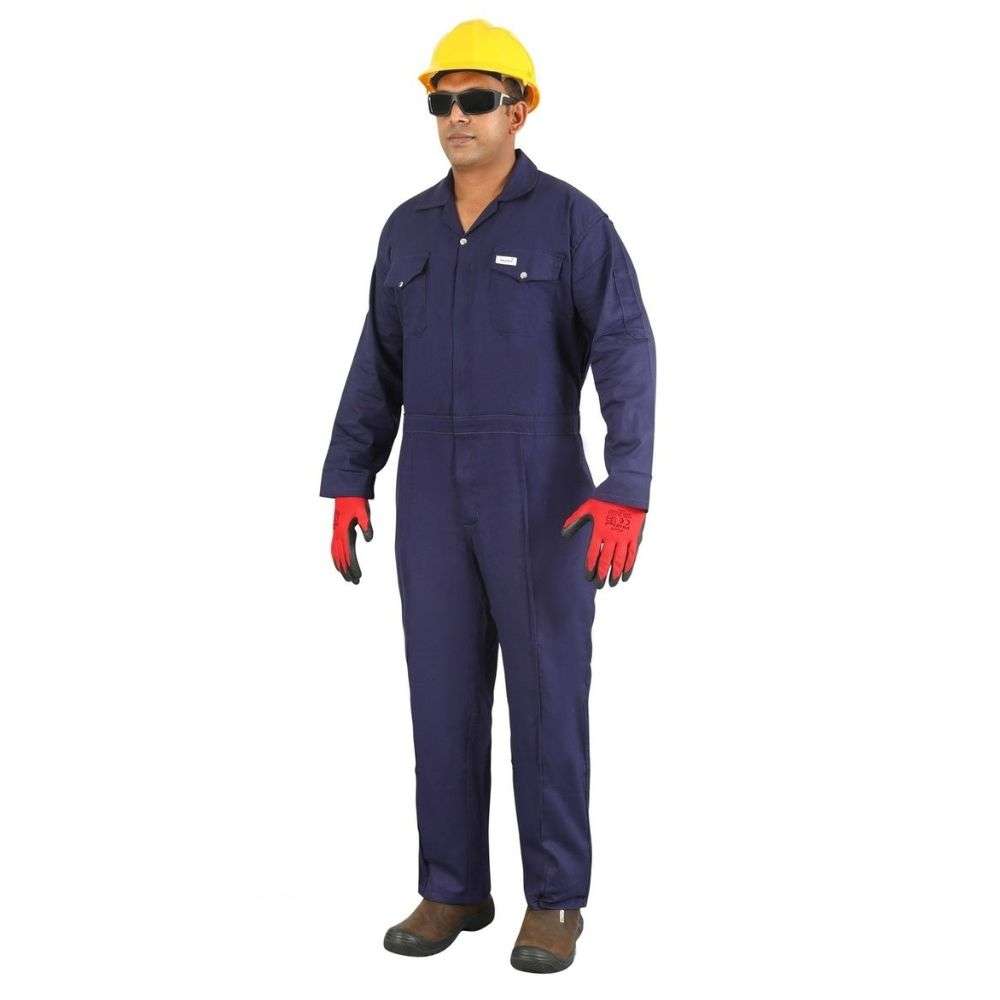 Vaultex HEV 200GSM Cotton Coverall, Navy Blue 0