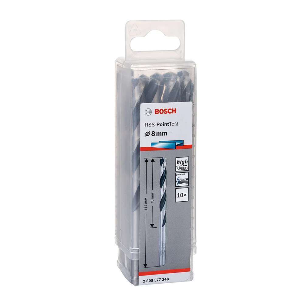 Bosch 2608577248 HSS Twist drill Bit 8 x 75mm, 10Pcs/pack 4