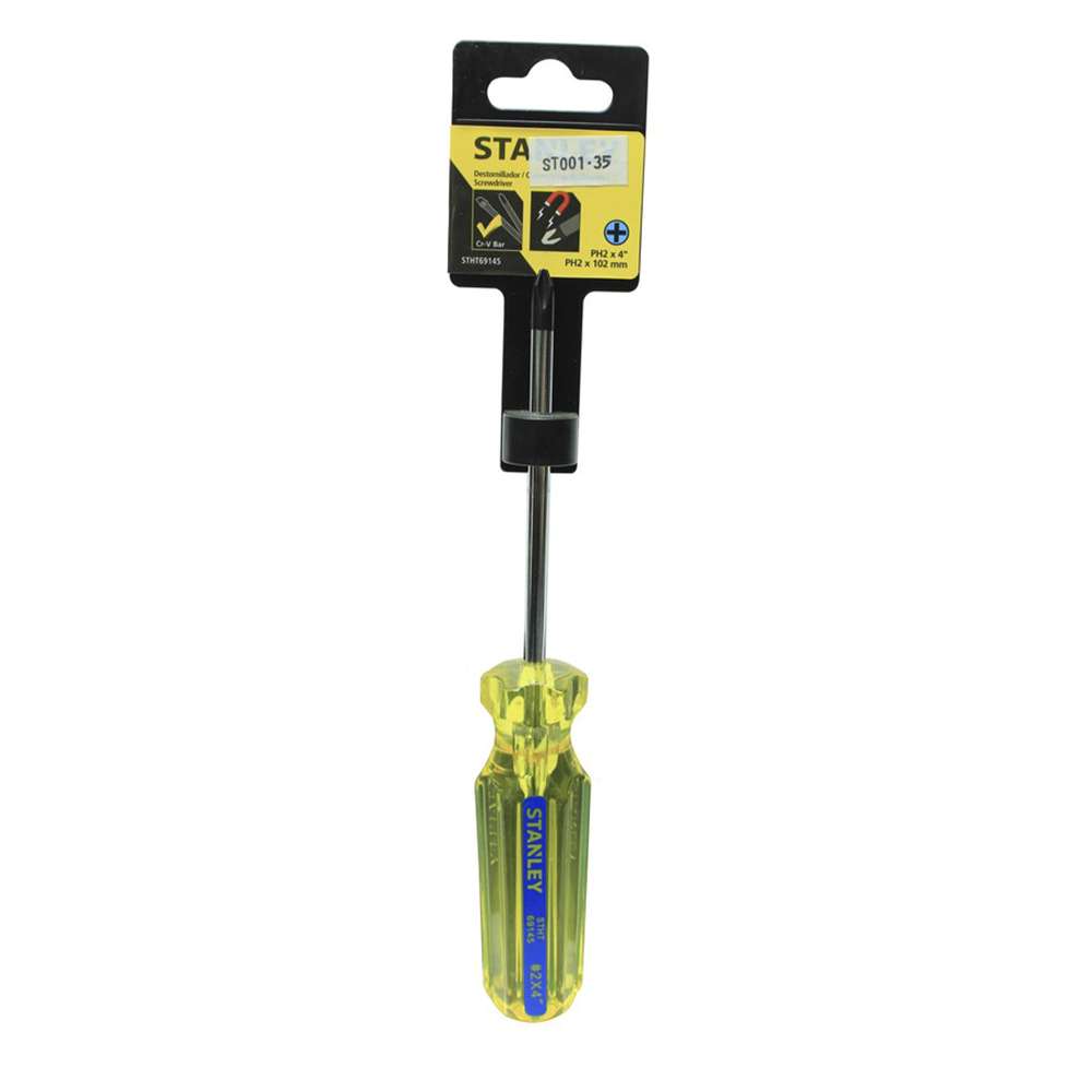 Stanley Phillips STHT69145-8 ScrewdriverPH2 Tip Size x 100mm Blade Length 3