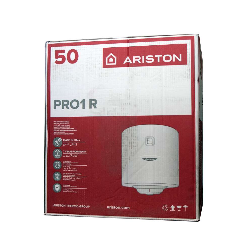 Ariston Pro1R 50L Horizontal Water Heater 2