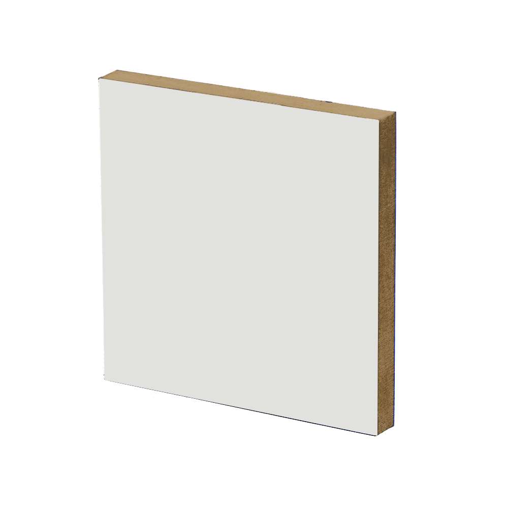 Ivory Melamine MDF Sheet -18mm 1