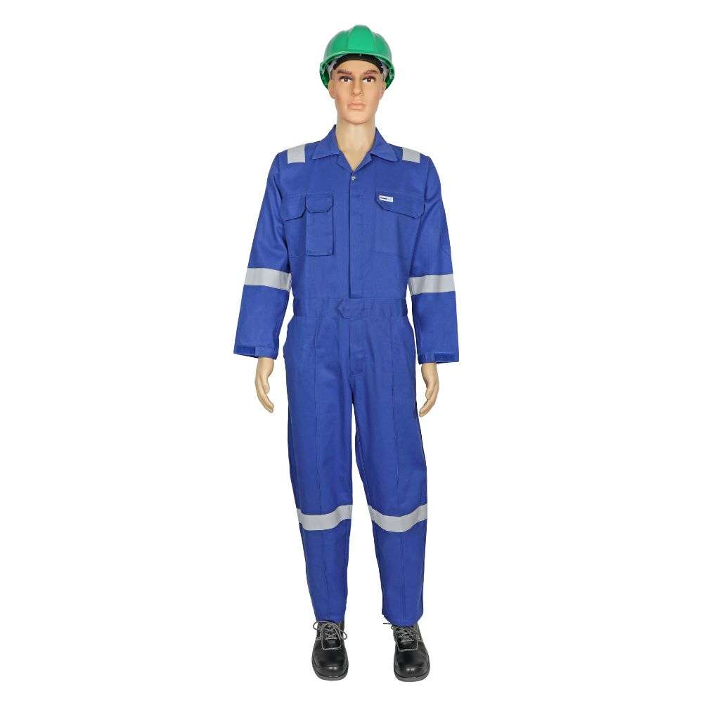 Vaultex JOP 240GSM Cotton Coverall , Royal Blue, 4XL 0
