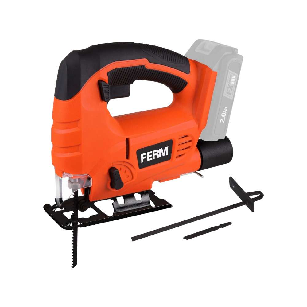 FERM JSM1039 20V Jigsaw, Excluding Battery and Charger 0