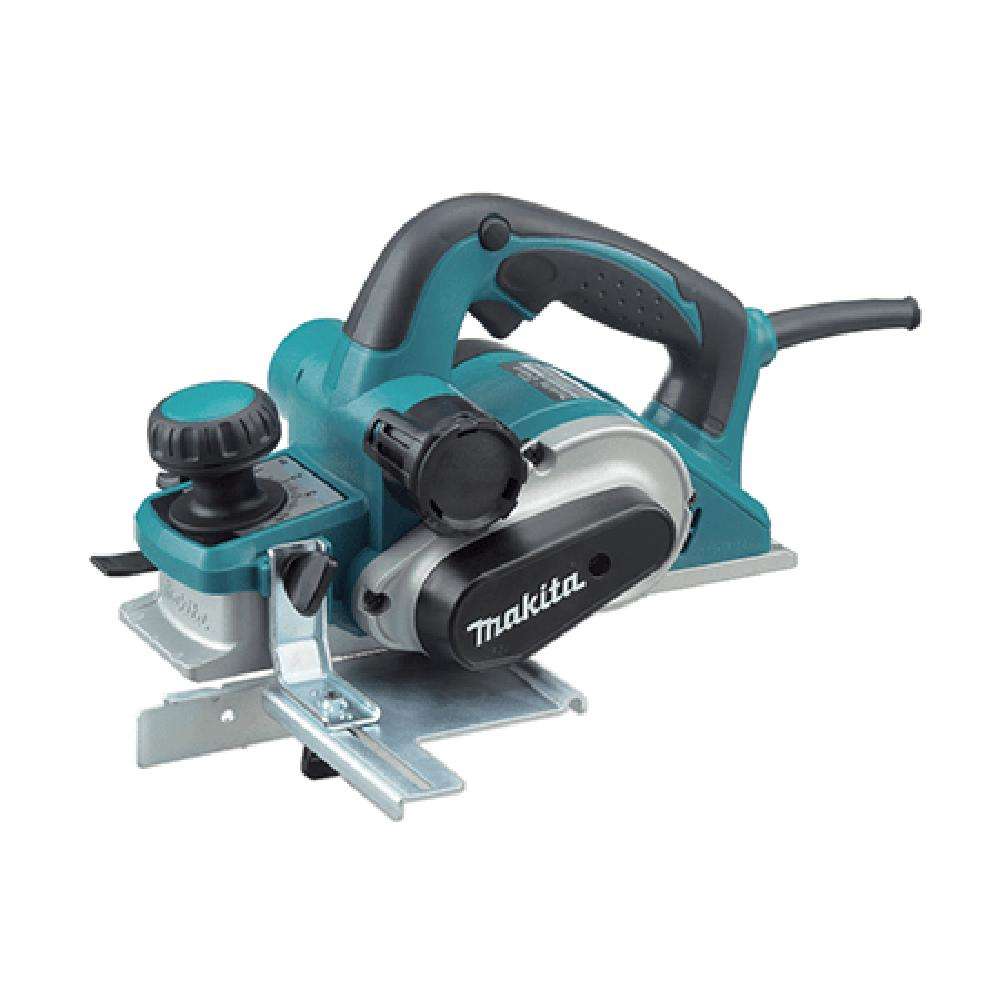 Makita KP0810K 82mm 850W Power Planer with 0-2mm 5.5m/sec 0