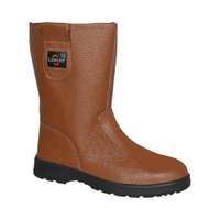 Lancer TP-213 S1P SRC Steel Toe Rigger Welding Boots - Tan, 42