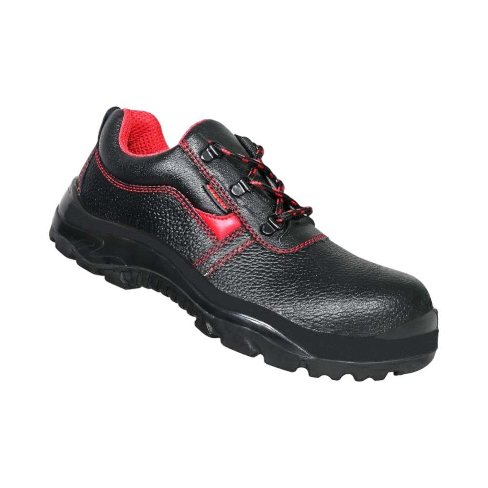 Lancer TP-103 S1P SRC High Ankle Steel Toe Safety Shoes - Black, 45 0