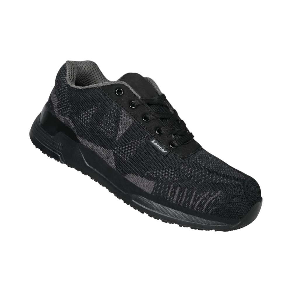 Lancer TP-1202 S1P SRC Composite Toe Heat Resistant Shoes - Black 0