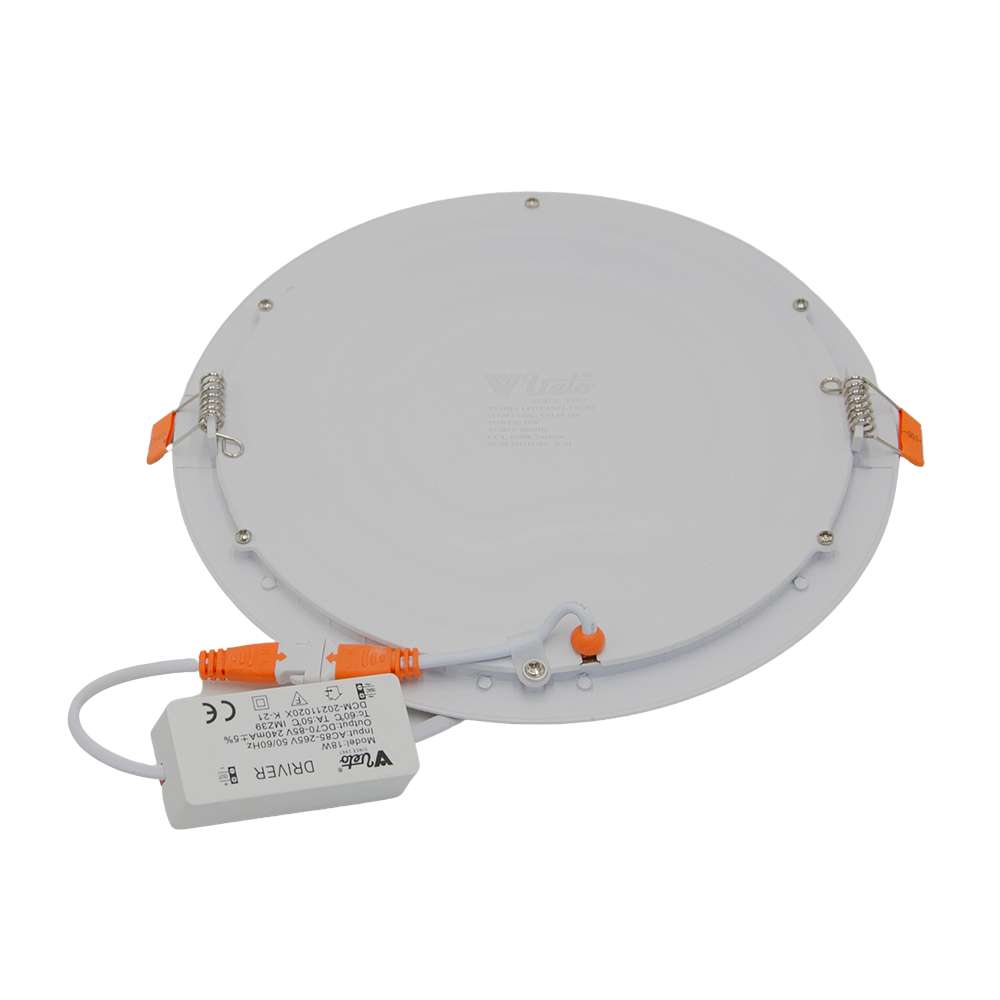 Veto 18W LED Panel Light Round & Warm White 1