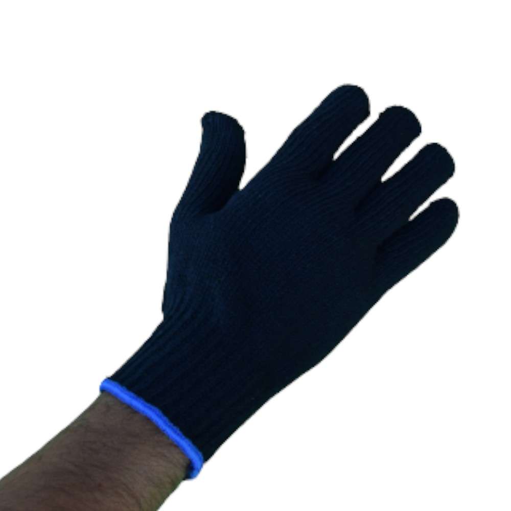 Ameriza Cotton Knitted Gloves, Navy Blue, 12Pairs/pack 0