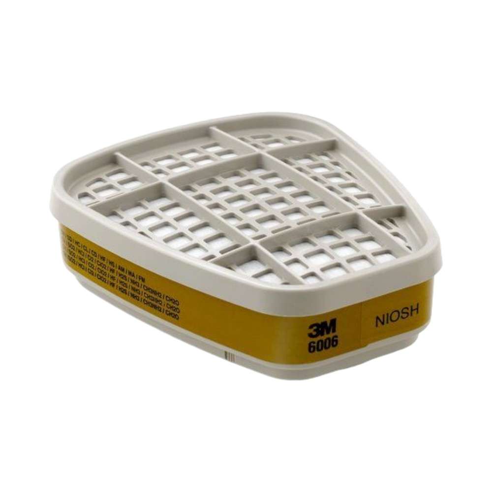 3M 6006 Universal Gas & Vapor Cartridge, White 1