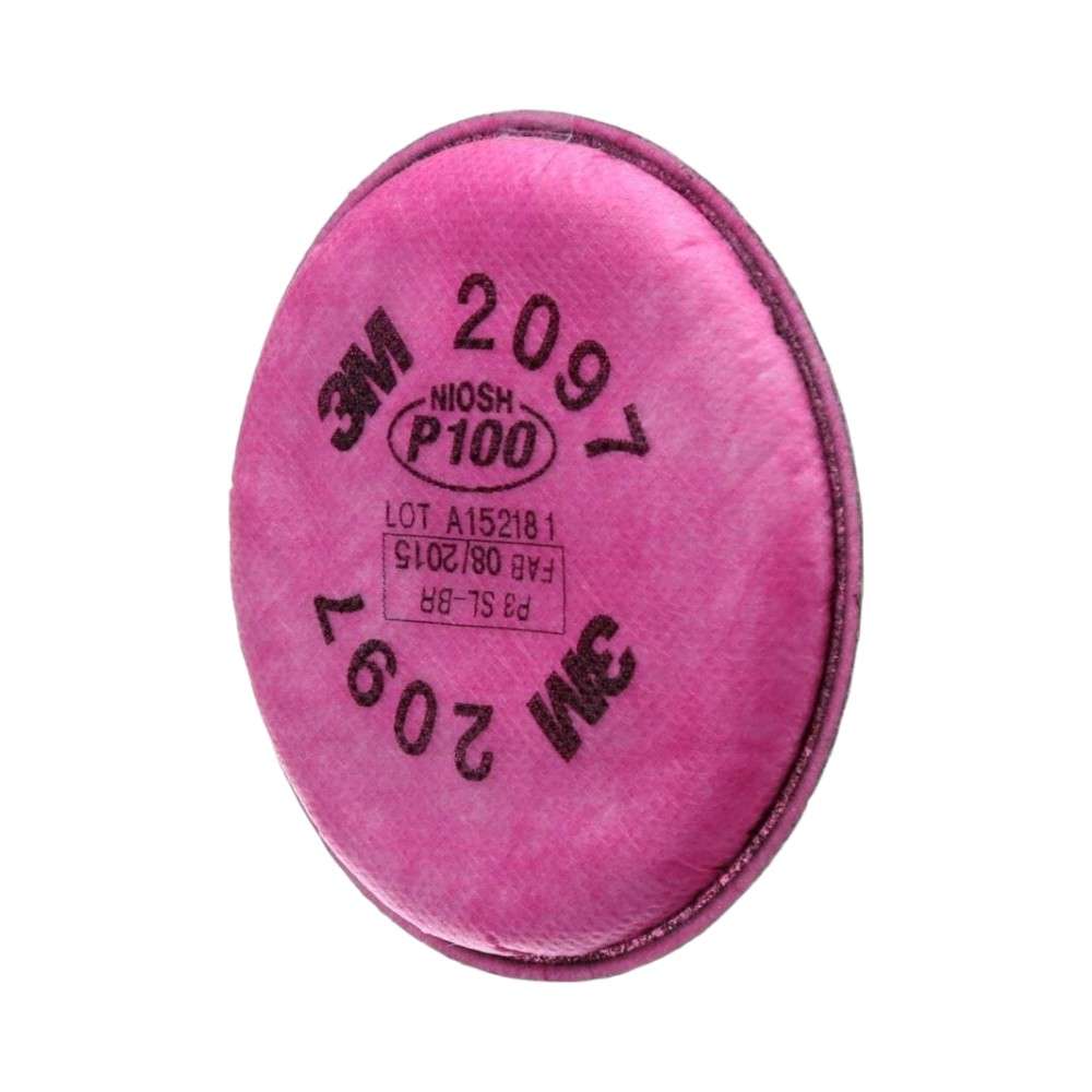 3M 2097 P100 Particulate Filter, Pink 1