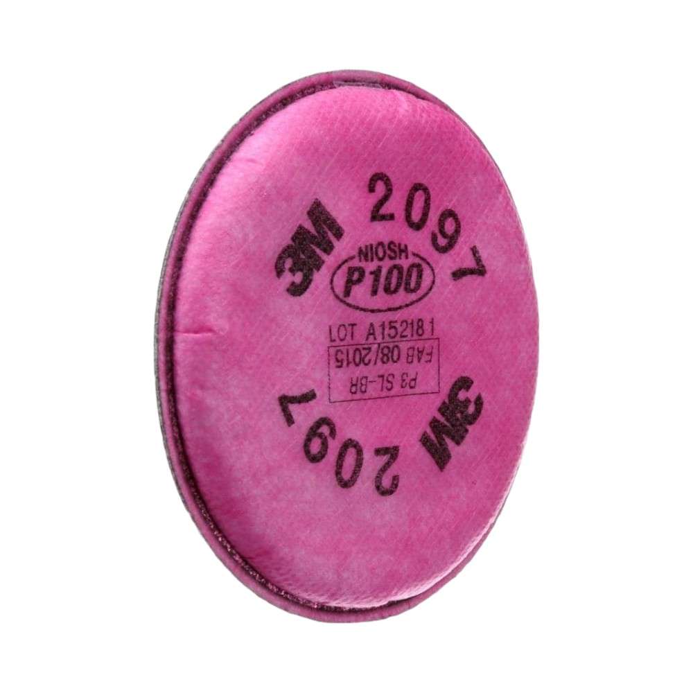 3M 2097 P100 Particulate Filter, Pink 2