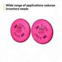 3M 2097 P100 Particulate Filter, Pink 7