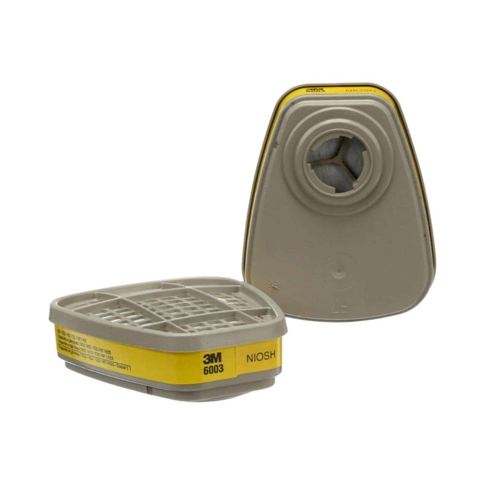 3M 6003 Organic Gas & Acid Gas Filter Cartridge, Grey 3