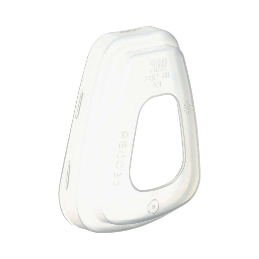 3M 501 Filter Retainer, White, 10Pairs/Pkt 1