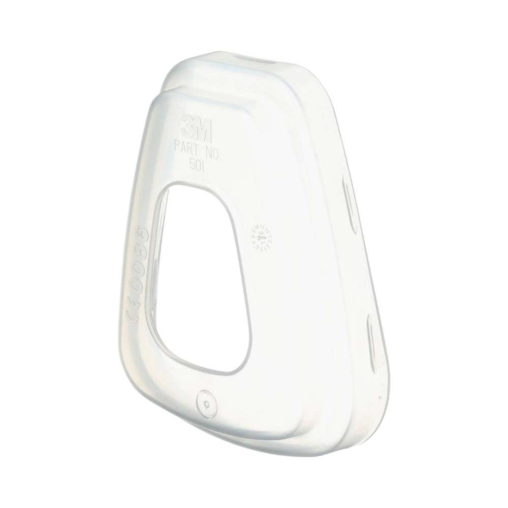 3M 501 Filter Retainer, White, 10Pairs/Pkt 2
