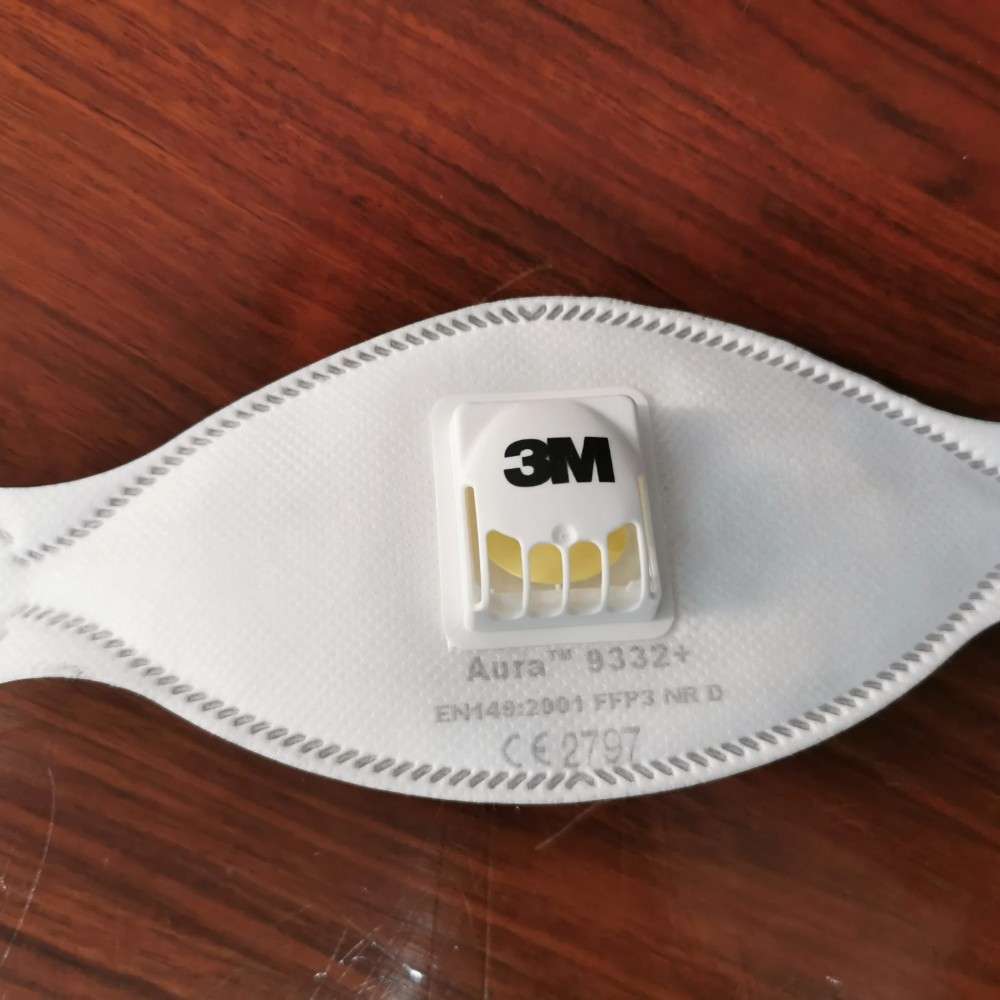 قناع التنفس و الحماية من الجسيمات (3M) موديل (9332 FFP3) يباع (10Pcs/pack) 5