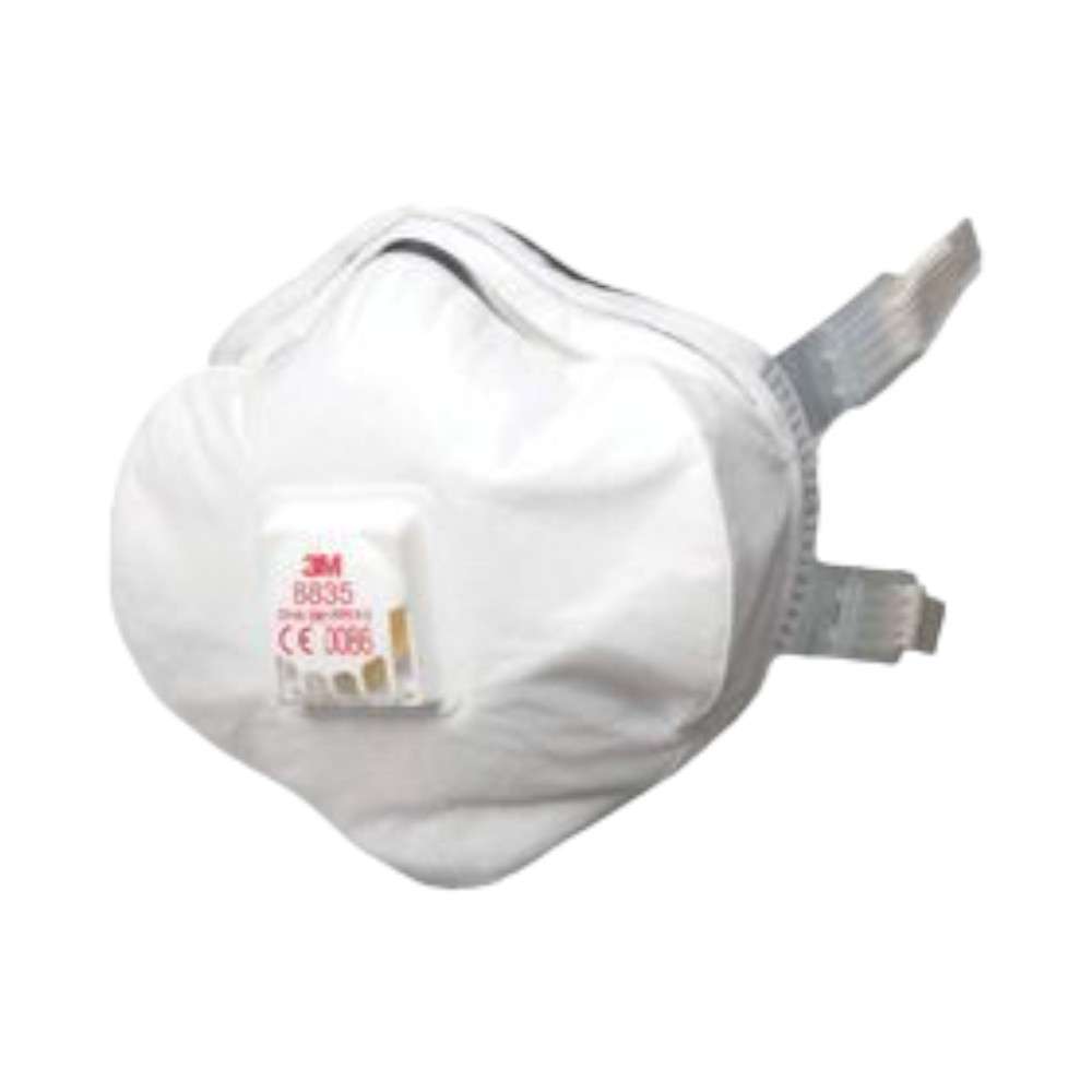 3M™ 8835 FFP3 Particulate Respirator, White, 5Pcs/pack 1
