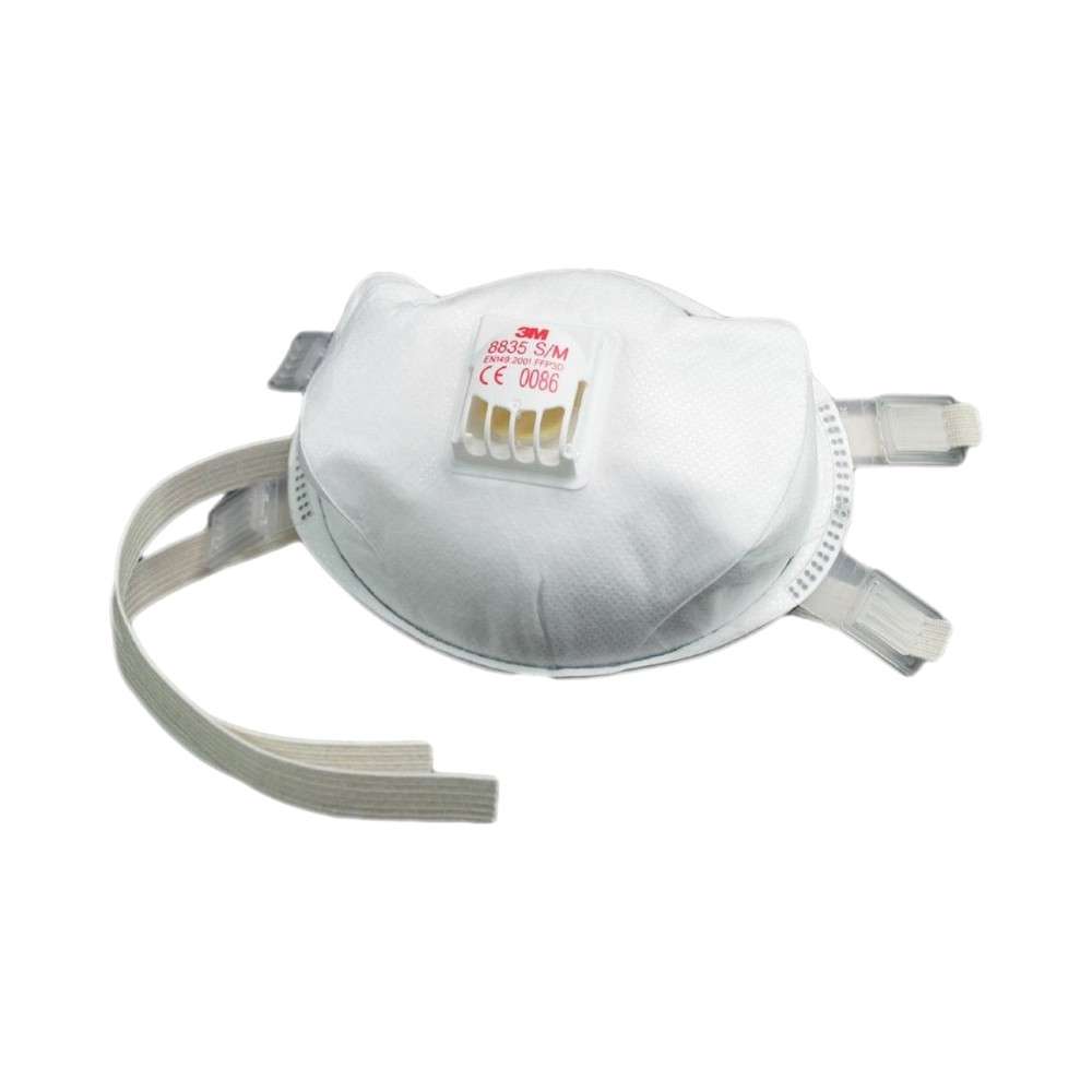 3M™ 8835 FFP3 Particulate Respirator, White, 5Pcs/pack 2