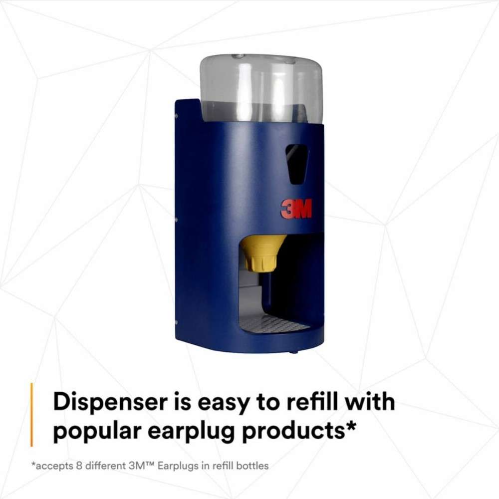 3M™ 391-0000 E-A-R™ One Touch™ Pro Earplug Dispenser, Blue 13