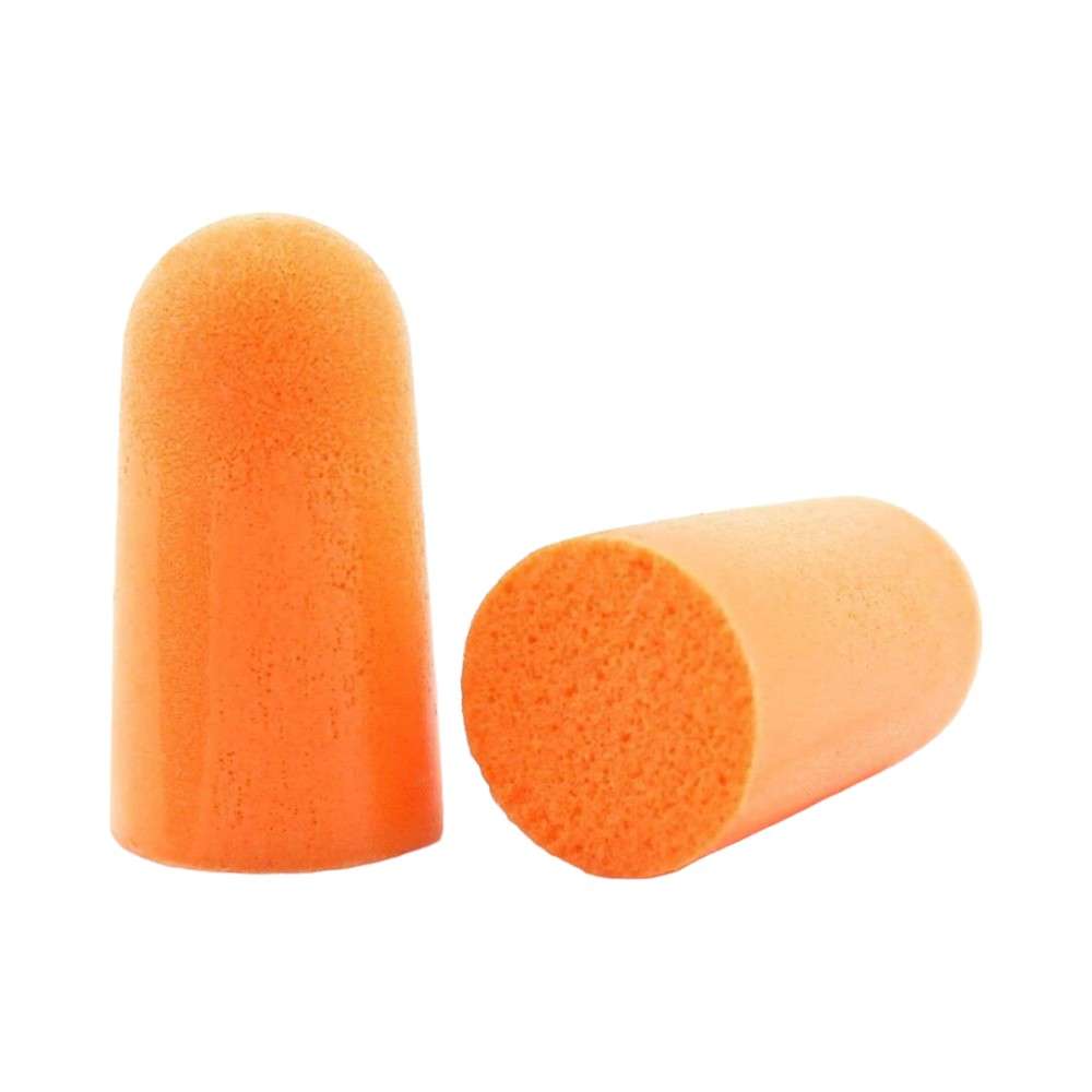 سدادات أذن رغوية (3M) باللون البرتقالي موديل (1100) تباع (200Pair/Box) 0