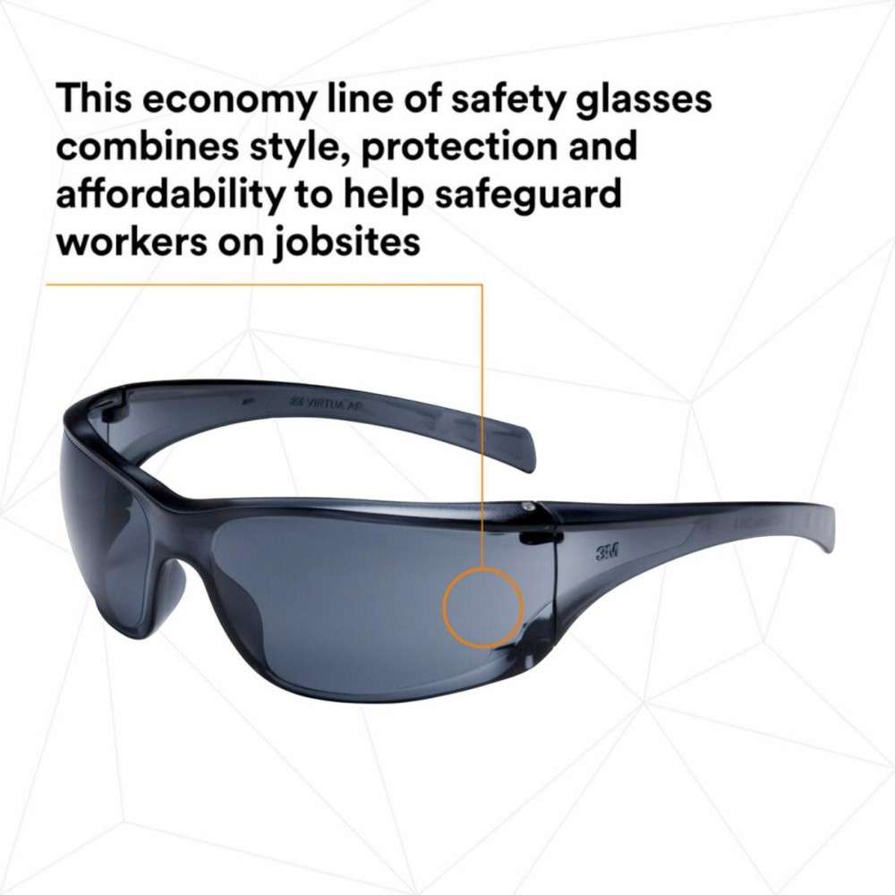 3M Virtua 11815-00000-20 AP Protective Eyewear, Grey Lens 5