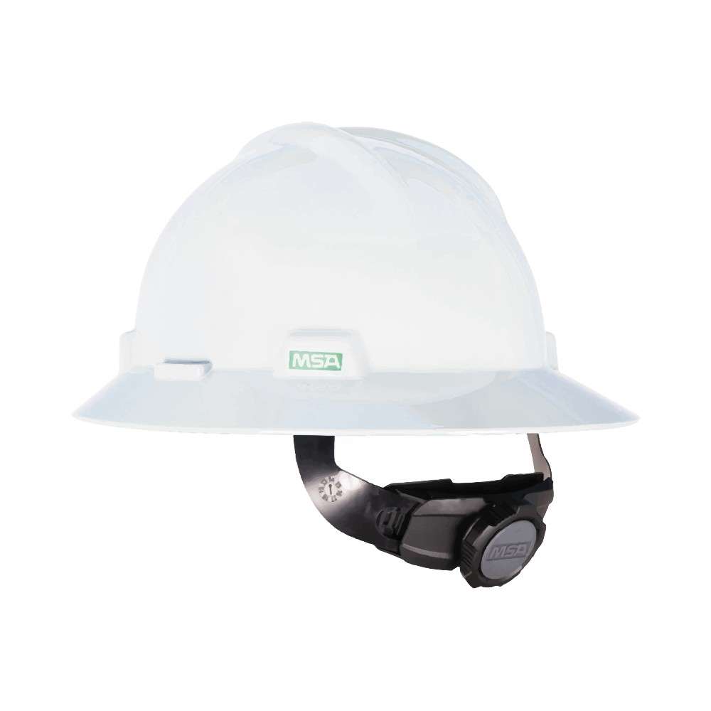 3M H801R, Full Brim Helmet Hard Hat Safety Helmet, White 1