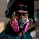 3M 6300 Reusable Half Face Mask Respirator, Large 6