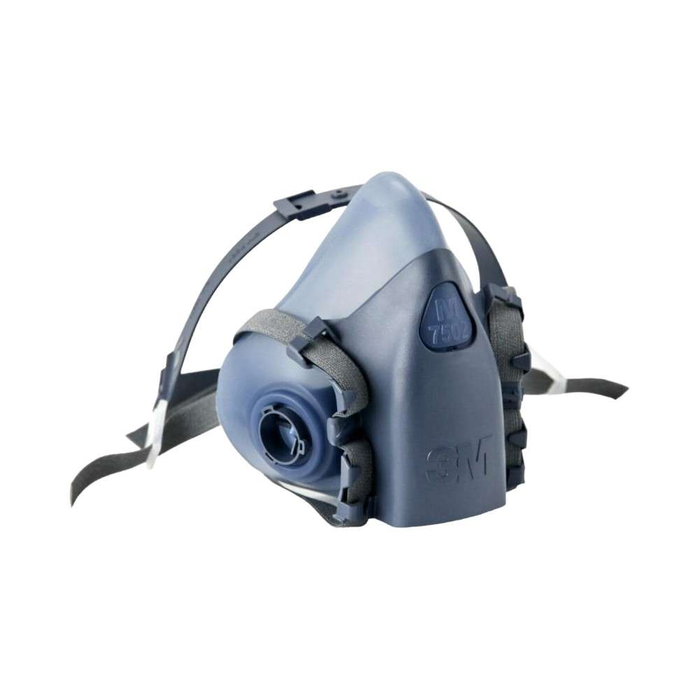 3M 7502 MEDIUM Half Face Resuable Face Mask Respirator, Medium 1